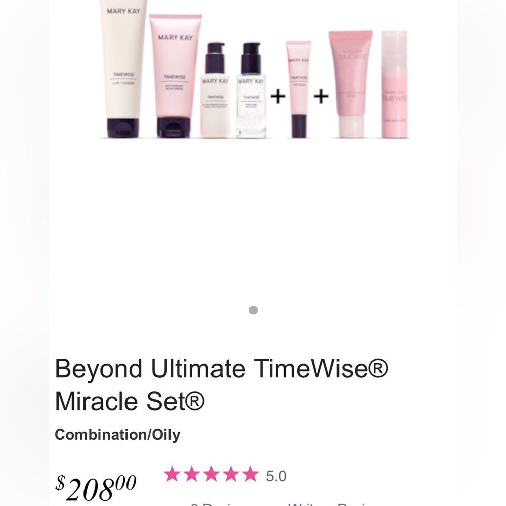Mary Kay TimeWise Miracle Set - Pink and White Skincare Essentials